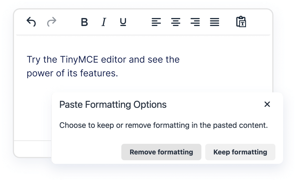 Clean copy-and-paste Clean copy-and-paste